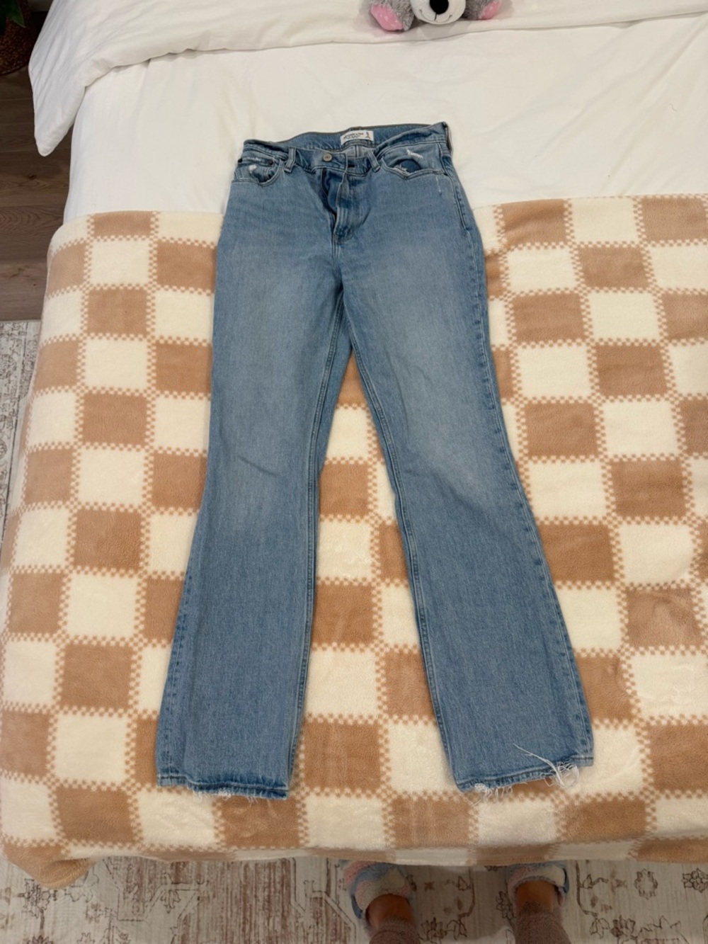 Abercrombie & Fitch Light Blue Flare Jeans